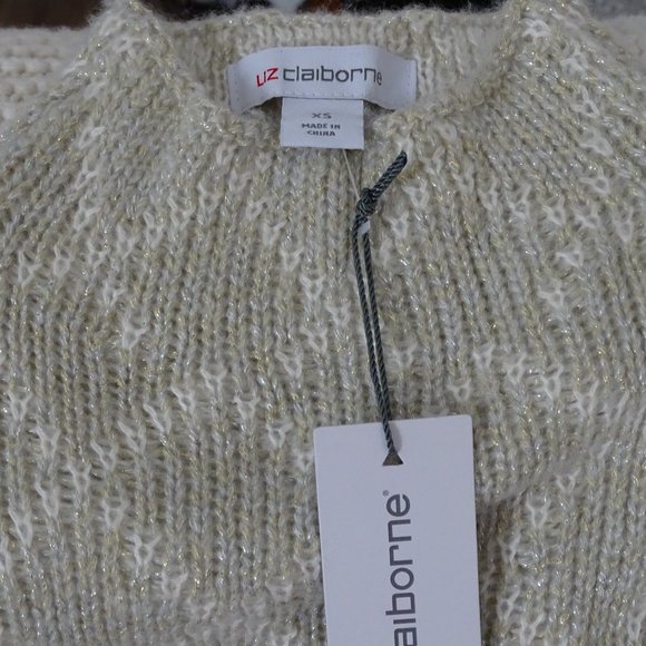 Liz Claiborne Sweaters - Liz Claiborne Wool Sweater Crema XS